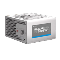 Fuente De Poder Acteck Blazar Evo Ft500Ew / Atx / 500 W / No Modular / Ventilador 120 Mm / Switch De Voltaje / Blanco / Es-05001Ew