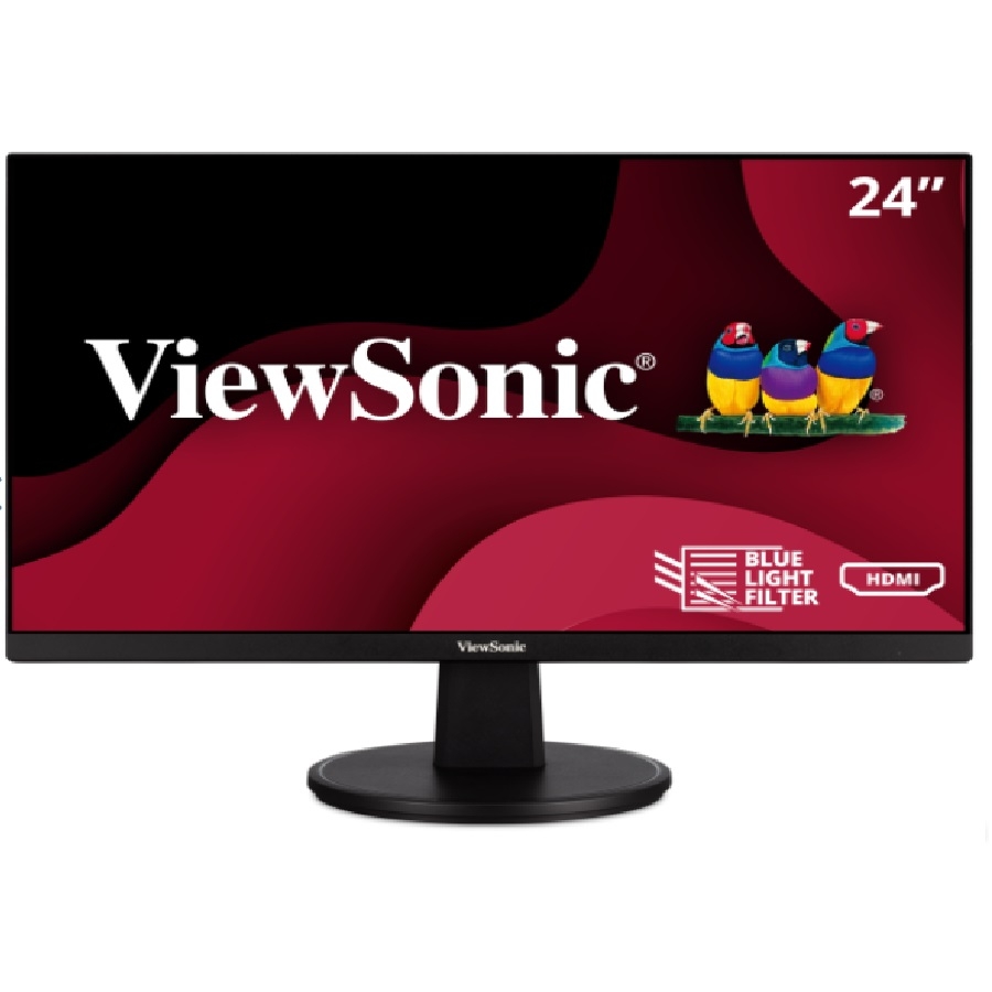 Monitor Mva Viewsonic Va2447-Mh/ 24 Pulgadas/ Full Hd / 1920 X 1080 / 100 Hz Actualizacion /Bocinas Integradas/ Vga / Hdmi / Vesa / 3 Años De Garantia — VIEWSONIC · SKU MNL-1959