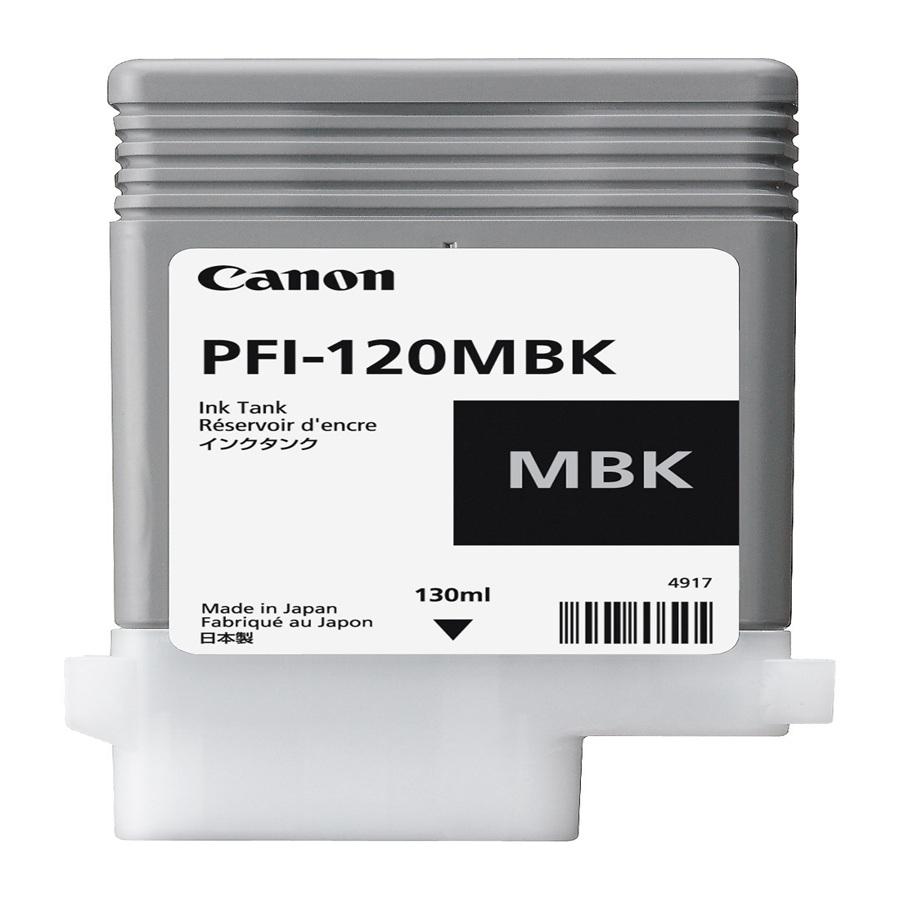 Tanque De Tinta Canon Pfi-120Mbk Negro Mate, Capacidad 130 Ml — CANON · SKU CN-4439