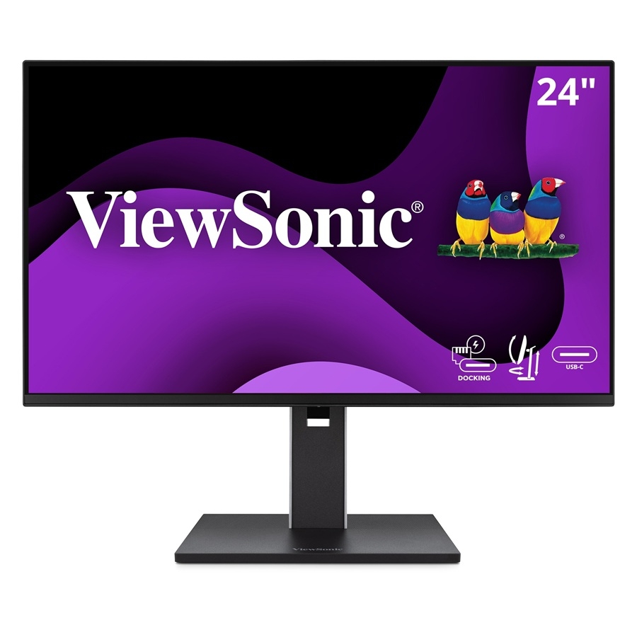 Monitor Led Viewsonic Vg2458, 1920 X 1080 Full Hd, Ergonomico, Panel Ips, 100Hz, 5 Ms, Hdmi, Display Port, 100 W Usb C, Rj45, Daysy Chain, 3 Años De Garantia — VIEWSONIC · SKU MNL-3012