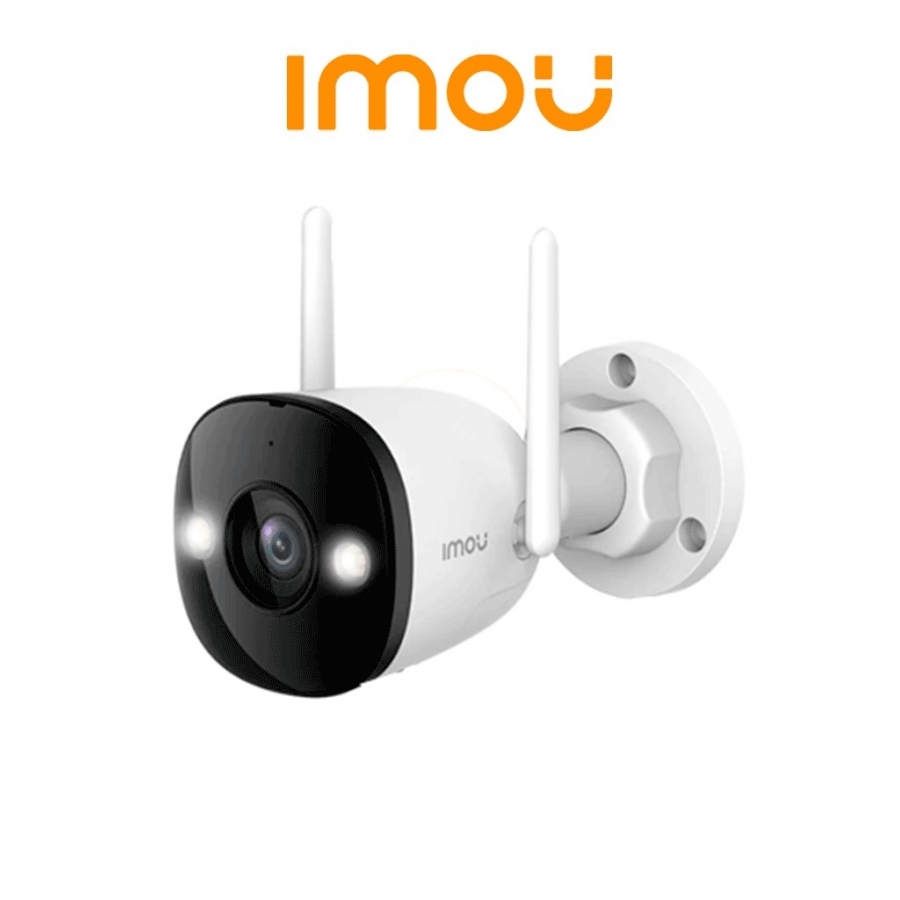 Camara Ip / Imou / Ipc-K3Dn-5H0Wf / Wifi / Bullet 2E 5 Mp / Bala / Full Color / Exterior / H.265 / Deteccion De Humanos / Microfono / Ir De 30 Metros / Lente De 2.8 Mm / Ranura Micro Sd / Ip67