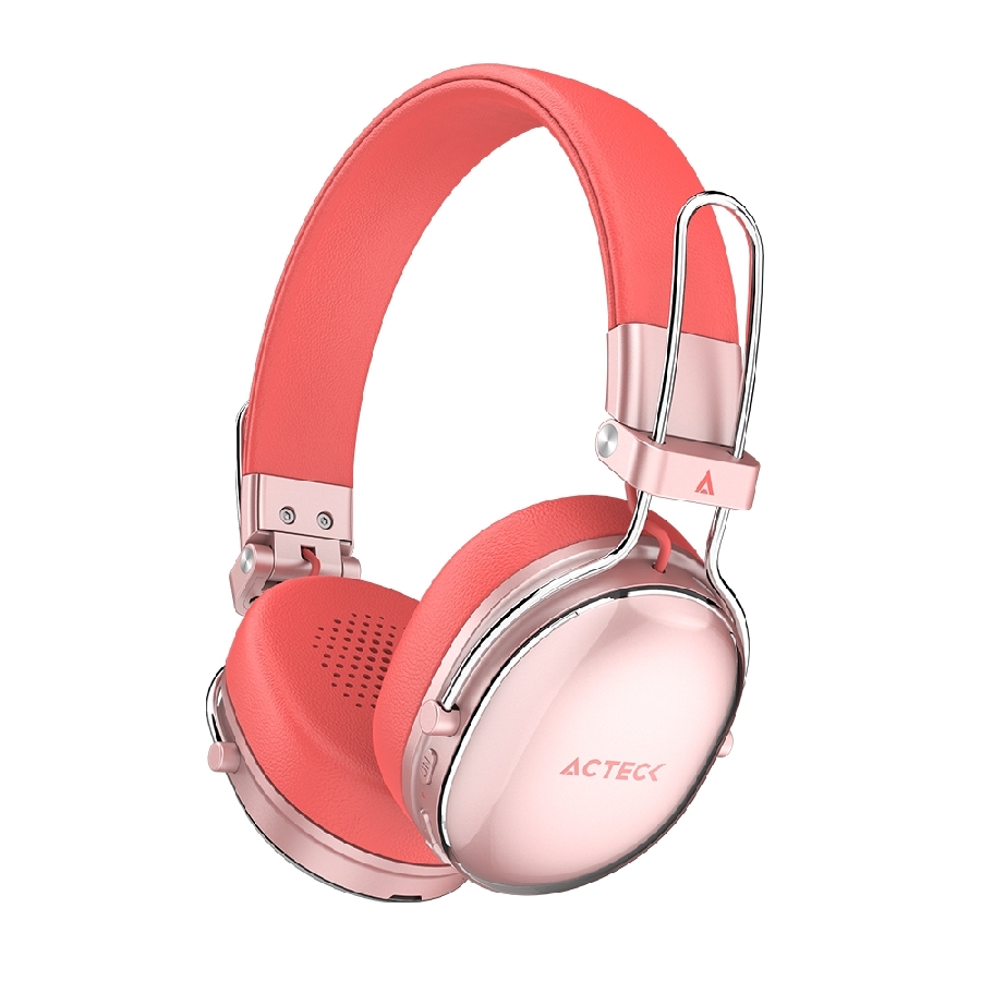 Audifonos Acteck Luxe Chic Hp710 / Diadema / Inalambricos / Bt 5.4 / Microfono Omnidireccional / 20 Hz A 20 Khz / Bateria 30 Hrs / Cancelacion De Ruido Hibrido / Salmon / Ac-940894 — ACTECK · SKU SPK-2657