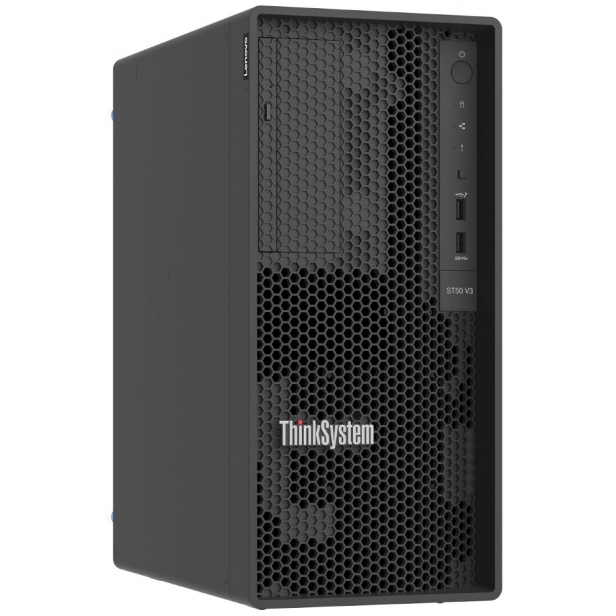 Servidor Lenovo Thinksystem St50 V3, 1Xintel Xeon 6333P 6C 3.1Ghz 65W, 1X32Gb 2Rx8, 1X960Gb Ssd, 1X2Tb 7200, Sw Rd, 1X300W