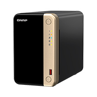 Nas Qnap Ts-264-8G /2 Bahias Nucleo Cuadruple Hasta 2.9 Ghz, 8 Gb En Ram, /2 Lan 2,5 Gbe/Usb 3.2 X2/Sata/Hot-Swap/ Sin Discos/ Hdmi 2.0/ Hasta 40 Tb/ Celeron N5095 — QNAP · SKU SAM-824