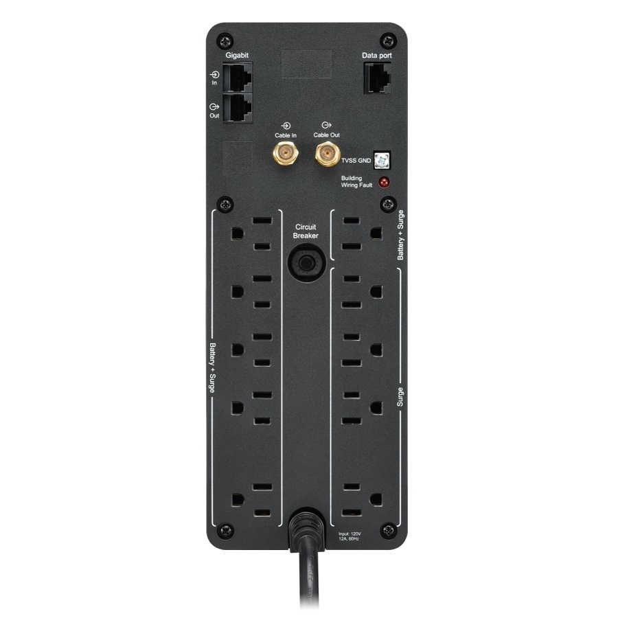 Unidad Back Ups Pro Br 1100 Va, 10 Tomas De Salida, 2 Puertos Usb De Carga, Avr, Interfaz Lcd, Lam// Sustituye Al Back Ups Br1000G — APC · SKU FR-1405