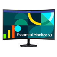 Monitor Led Samsung 27 Pulgadas /S3 S36Gd Mainstream/ Fhd (1920 X 1080) / Va / Curvo/Hdmi/D-Sub/ 100Hz / Negro. · SKU MNL-2753