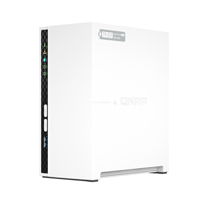 Nas Qnap Ts-233 /2 Bahias Sata Hdd 3,5/ Nucleo Cuadruple 2.0Ghz/2Gb De Ram/1 Pto Gbe/Usb 2.0 X2/ Hotswap/ No Incluye Discos/ Hasta 32Tb