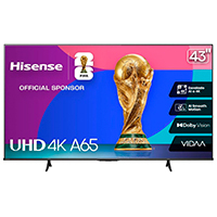 Television 43 Pulgadas Led Hisense 43A65Nv Smart Vidaa Tv, Uhd 4K, Dolby Vision, Dts Virtual X, Wifi — HISENSE · SKU TV-1164