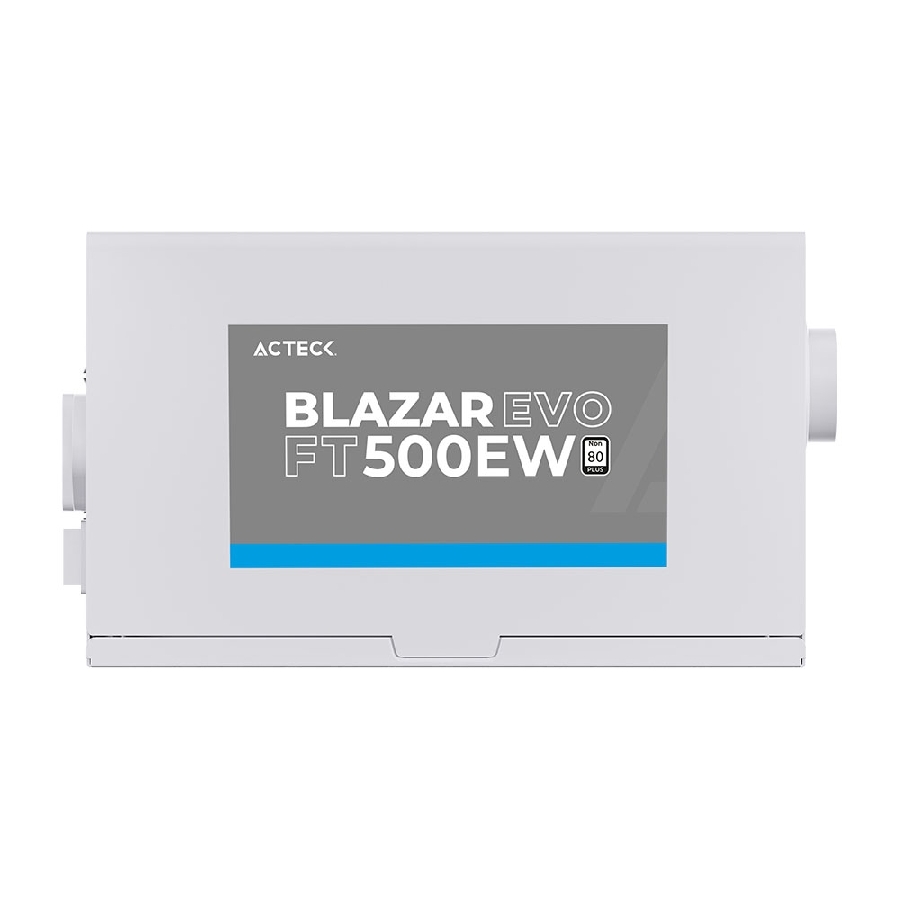 Fuente De Poder Acteck Blazar Evo Ft500Ew / Atx / 500 W / No Modular / Ventilador 120 Mm / Switch De Voltaje / Blanco / Es-05001Ew — ACTECK · SKU CSP-642