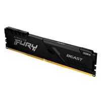 Memoria Ram Kingston Dimm Ddr4 16Gb 3200Mt/S Fury Beast Cl16 288Pin 1.35V C/Disipador De Calor P/Pc/Gamer/Alto Rendimiento Kf432C16Bb1/16 · SKU RAM-3690