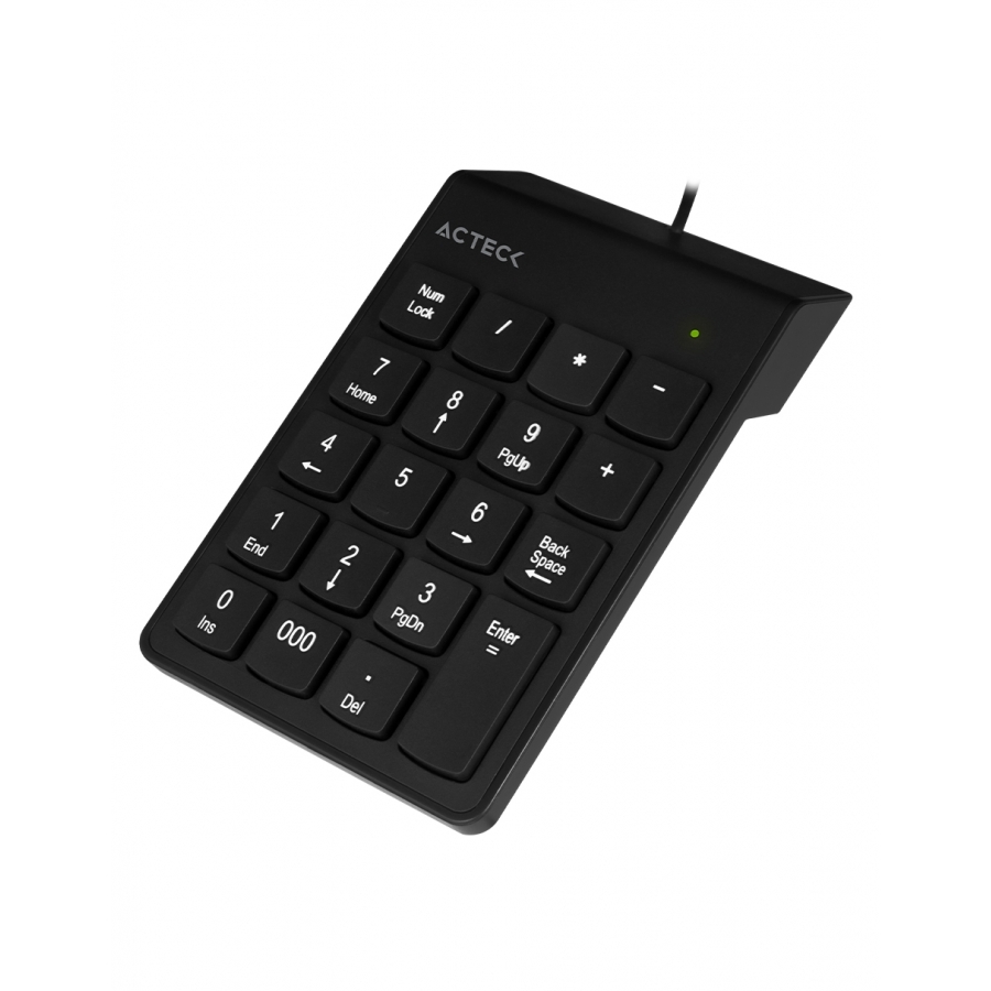 Teclado Acteck Inspire Tn220 / Numerico / Alambrico Usb / 19 Teclas / Negro / Ac-932622 — ACTECK · SKU KB-860