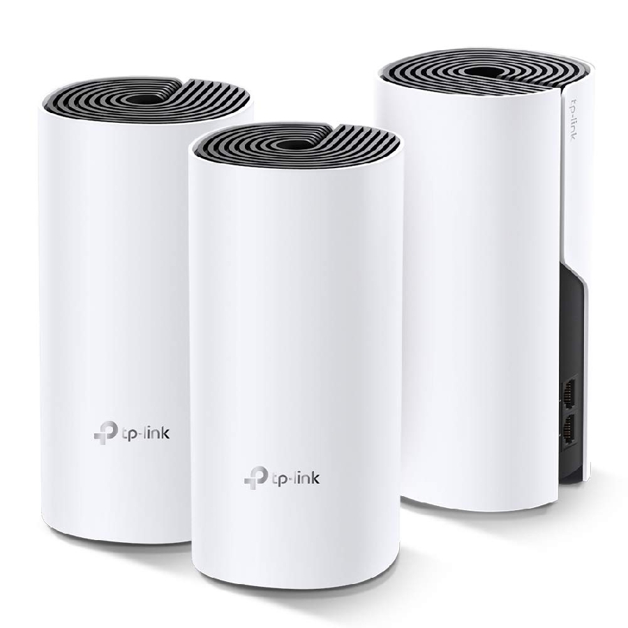 Router Deco E4(3-Pack) | Ac1200 | Dual Band |Wifi Mesh | 2 Puertos Wan/Lan 10/100Mbps — TP LINK · SKU NIC-3143