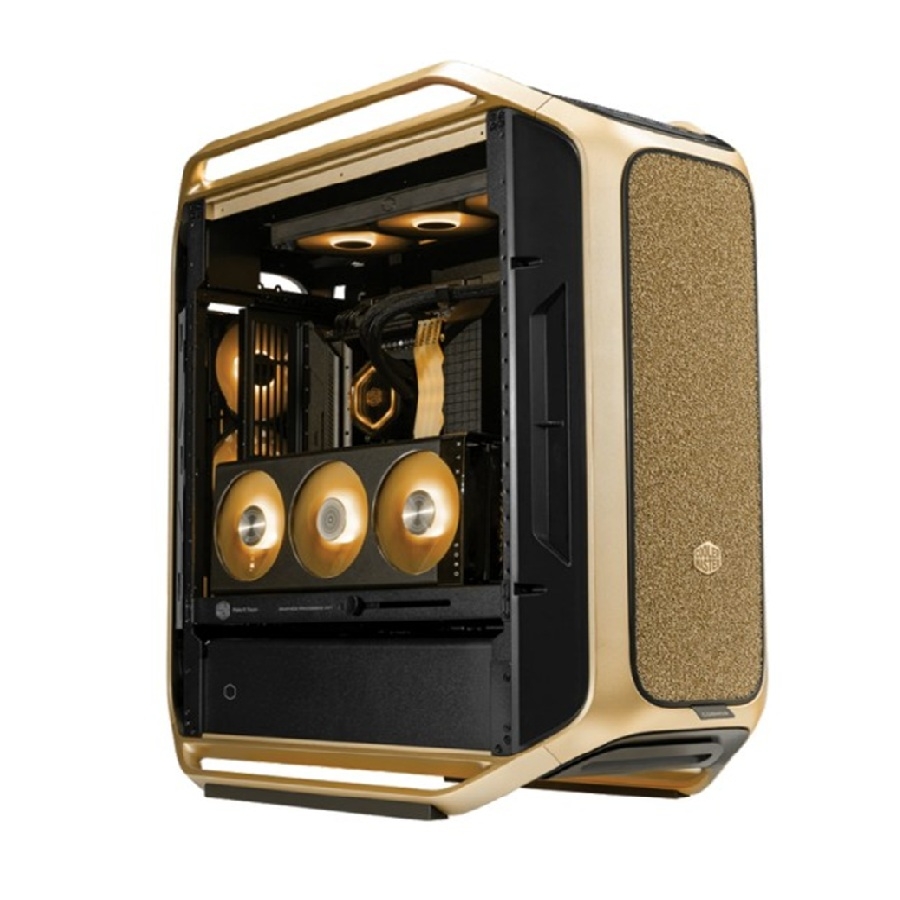 Gabinete Cooler Master Cosmos Alpha Gold / Edicion Limitada / Full-Tower / Mini-Itx / Micro-Atx / Atx / E-Atx / Eeb / Vidrio Templado / Gamer — COOLER MASTER · SKU CS-1188