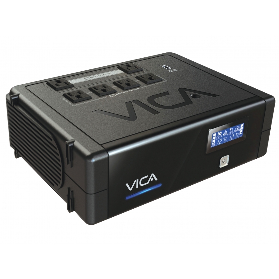 No Break Ups Vica Rev 900 900Va/500W 6 Tomas Reguladas Y Respaldadas Nema 5-15R, 1 Usb, 3 Años De Garantia — VICA · SKU FR-682
