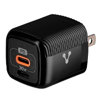 Cargador Para Pared / Vorago / Au-355 / Carga Rapida / 3.0 A 1 Usb-C / 30W / Negro
