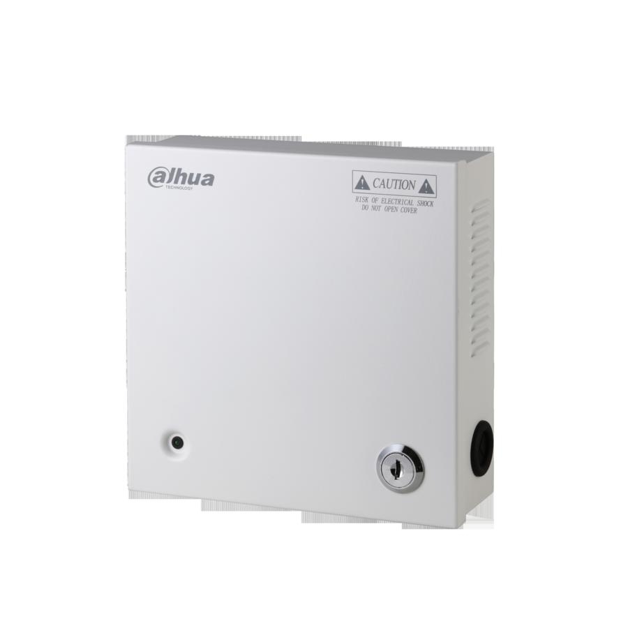 Fuente De Poder Dahua Distribuidor De Energia 5 Canales/ 12 Vdc/ 4 Amp/ Fusibles Intercambiables/ Proteccion De Sobrecarga/ Color Blanco — DAHUA · SKU AC-6650