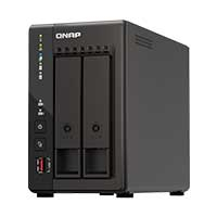 Nas Qnap Ts-253E-8G / 2 Bahias / Torre / Intel Celeron 4Nucleos 2.6Ghz / 8Gb Ram Ddr4 / Lan 2,5Gbe2 / Wake On Lan / Hdmi2 / Usb 3.22 / Usb 2.0 2 / Soporta M.2 22802 / No Incluye Discos — QNAP · SKU SAM-832