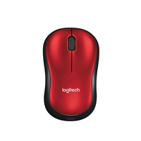 Mouse Logitech M185 Optico Inalambrico Usb Nano Receptor 1000Dpi Rojo · SKU MS-1164