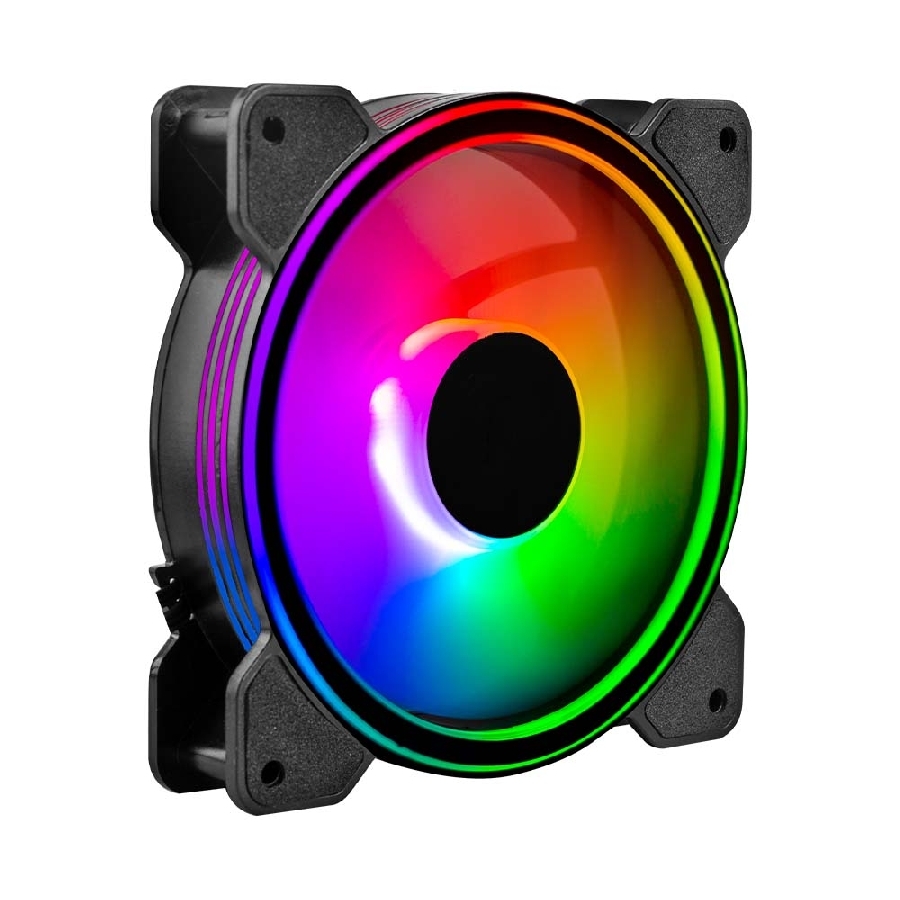 Kit Ventiladores Balam Rush Eolox Blaze Ex50K / 3 Piezas / Flujo De Aire 28.76 Cfm / Silencioso / 1500 Rpm / Iluminacion Rgb / 3 Pines / 120 X 25 Mm / Negro / Br-937986 — BALAM RUSH · SKU CF-436