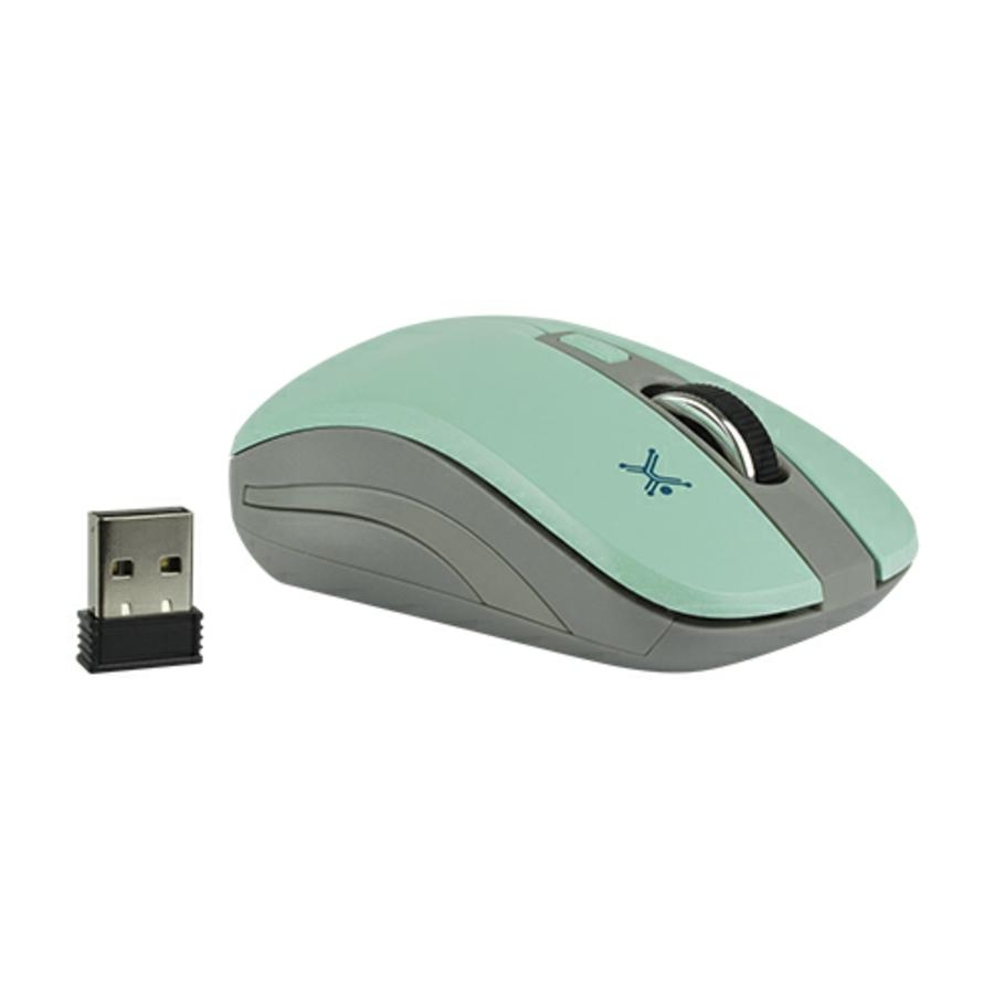 Mouse Inalambrico Optico 800 A 1600 Dpi Simetrico Dongle Usb Perfect Choice Essential - Turquesa — PERFECT CHOICE · SKU MS-1241